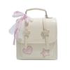 Schoolbag Small Fresh Backpack Women's 1011 New Foreign Style Versatile Texture Shoulder Bag Large Capacity Fashion Commuter Messenger Bag