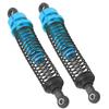 2Pcs 85mm RC Metal Shock Absorber Damper for TRAXXAS SLASH 2WD RC Car Upgrade PartsBlue