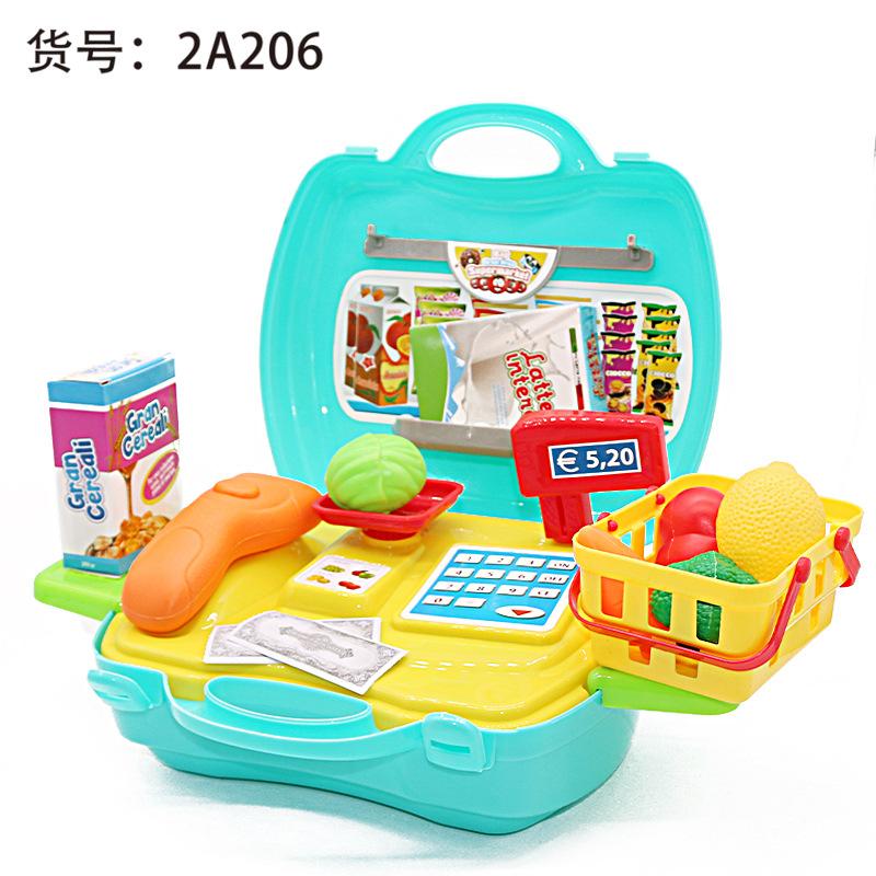 Play House Girl Boy Kitchen, Cosplay Toys Checker, Dresser, Doctor Tools Suitcase