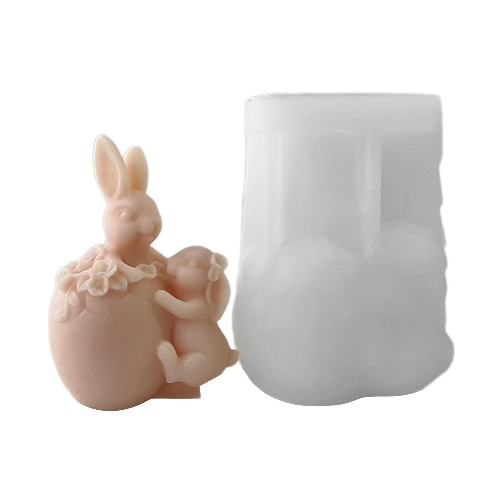 

Фигурка кролика Силиконовые формы Формы для поделок Силиконовые формы для украшений Уникальные формы для ручного изготовления Формы для мыла для поделок 5056