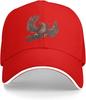 Double Head Eagle Albanian Symbol Baseball Cap Polyester Adjustable Trucker Hat Outdoor Golf Cap