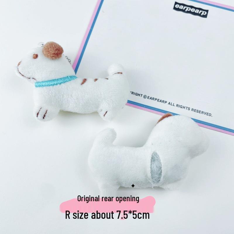 

Очаровательные плюшевые таксы с хлопковым наполнителем для DIY-украшений: Аксессуары для волос, Одежда, Обувь, Брюки и Акценты на носках. Original with Back Opening грязно-белый