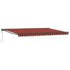Retractable Awning Frame Orange and Black 500 X 300 Cm