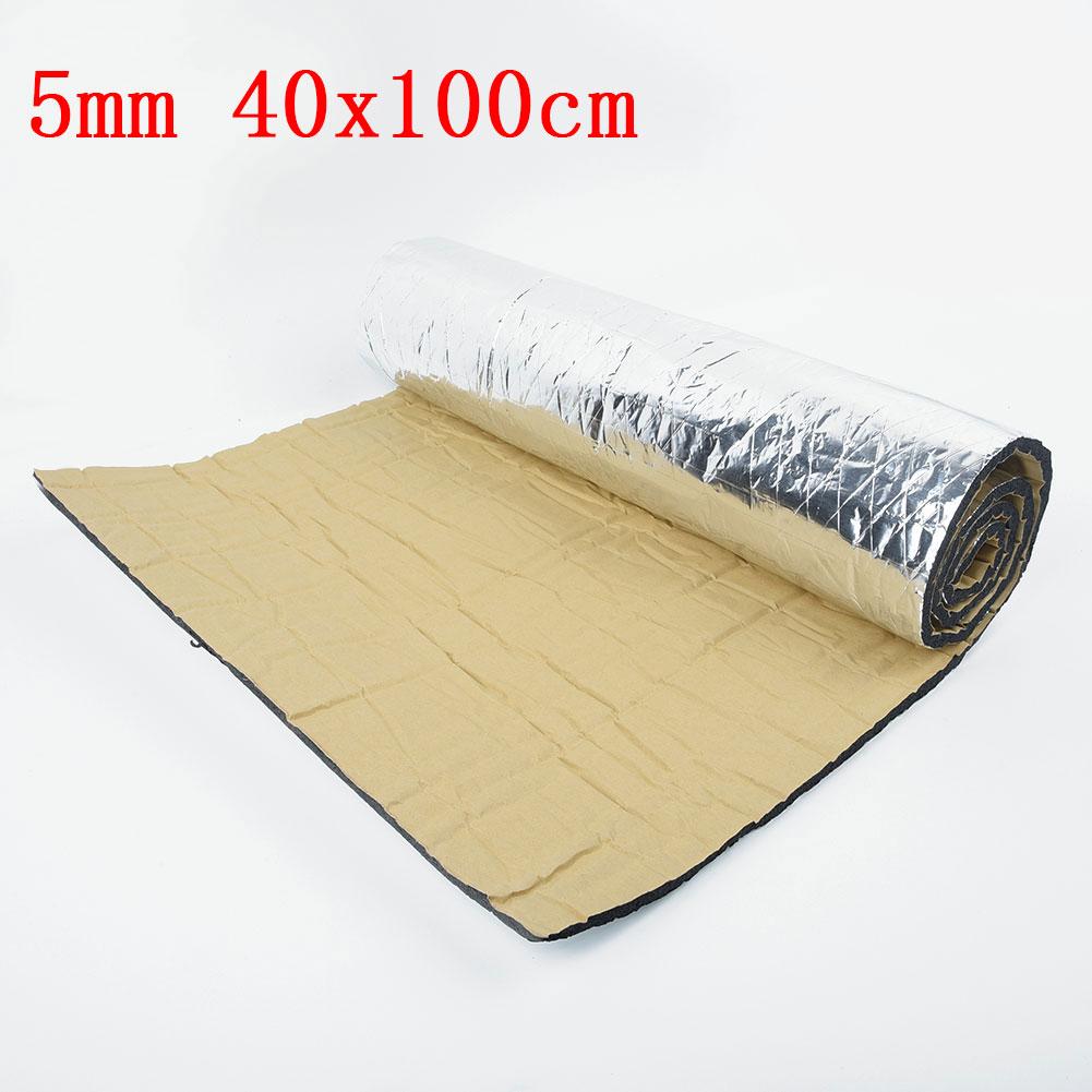 Car Soundproofing Deadening Mat Heat Sound Insulation Cotton Firewall Auto Hood Door Deadener 25x50cm 10mm  Foam