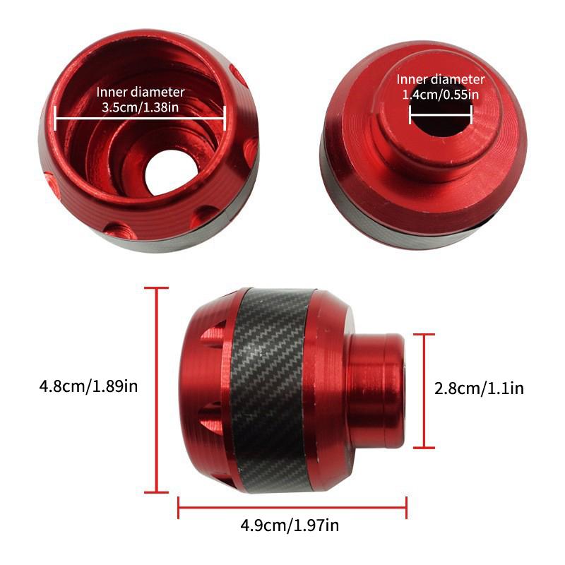 Universal Aluminum Alloy Front Suspension Protection Cup Frame Slider Falling Protector Modified For Motorbike Anti-Fall Bumpers