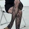 Women Fishnet Stocking Summer Sexy Floral Tight Legging Tight Stockings Small Hole High Pantyhose Waist Lace Pantyhose  Y2K