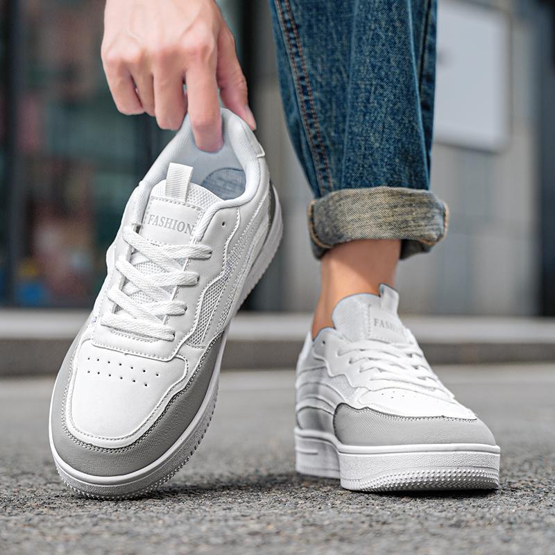 Men 's Casual Four Seasons Fashion Skateboarding  Students Comfortable Sneakers Boys Trending Soft Sole Breathable Shoes