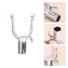 Portable Clothes Fork Head Aluminum Zinc Zinc Alloy Laundry Hanging Fork Clothes Rod Joint  Household