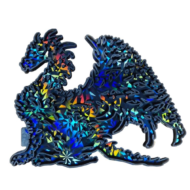 Silicone Mold Dragon Shape Wall Decoration Molds Perfect for Dragon Enthusiasts чёрный