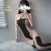 Sexy Underwear Sexy Stockings Onesie Uniform Temptation Open Jacquard Neck Free Onesie Stockings Suit Women