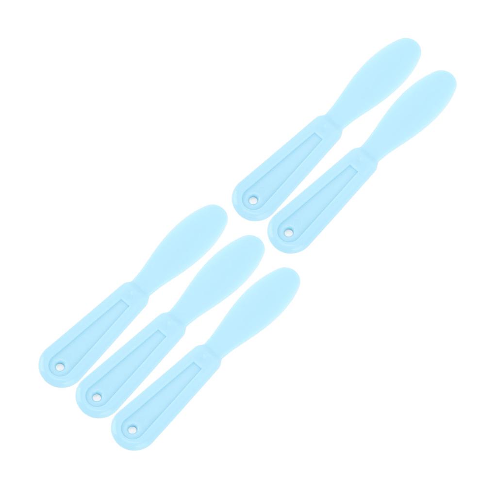 5pcs Dental Plastic Plaster Spatulas Mixing Knife for Alginate Impression Plaster Materials Light