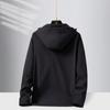 Herbst und Winter Kapuzen-Softshell-Wasserdichte Jacke Herren Samt Unifarben Strickjacke Vielseitige Freizeitjacke Herrenbekleidung