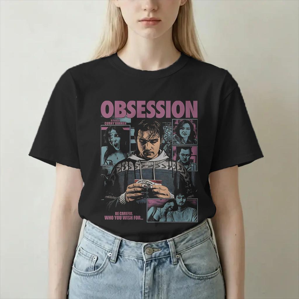 Obsession Film Unisex Unisex T-shirt Divertente Maglietta Manica Corta Girocollo T-shirt Cotone Idea Regalo Abbigliamento