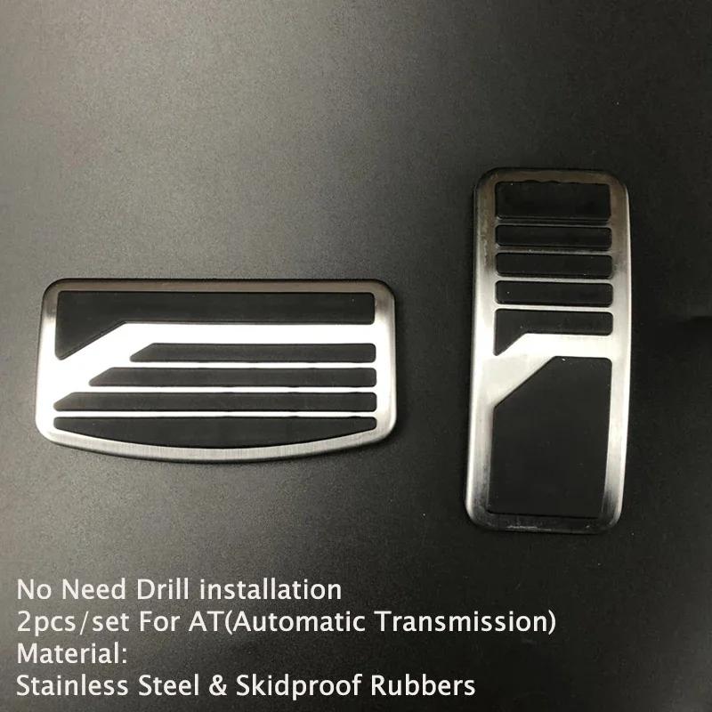 NO Drilling Gas Brake Pedal For Mitsubishi Outlander EX ASX PAJERO LANCER Evolution Grandis Mirage L200 ECLIPSE Xpander Cross Style2 AT 2pcs
