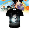 Trendy Anime Dragon Ball Series Men's T-shirt With Unique 3d Digital Print For Casual Wear