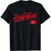 Istanbul Türkei Flagge Distressed Vintage T-Shirt T-Shirt