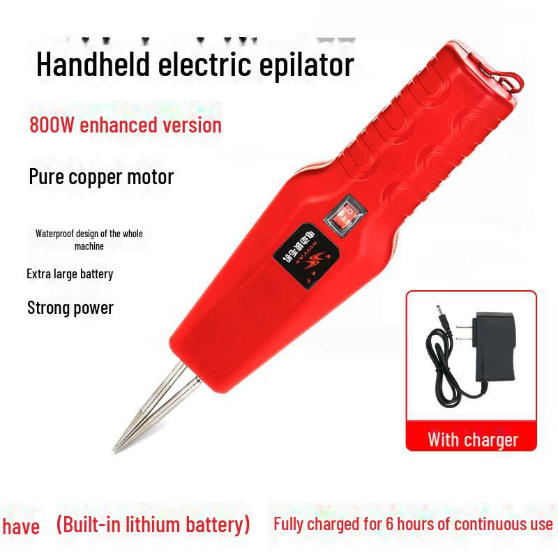 ""Elektrische Geflügelrupfmaschine""": Lithiumbatterie, Automatisch für Huhn, Ente und Gans - Europäischer Standard"