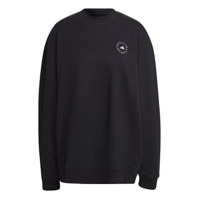 Round Neck Pullover Sweatshirt Women Tops Black HD9133