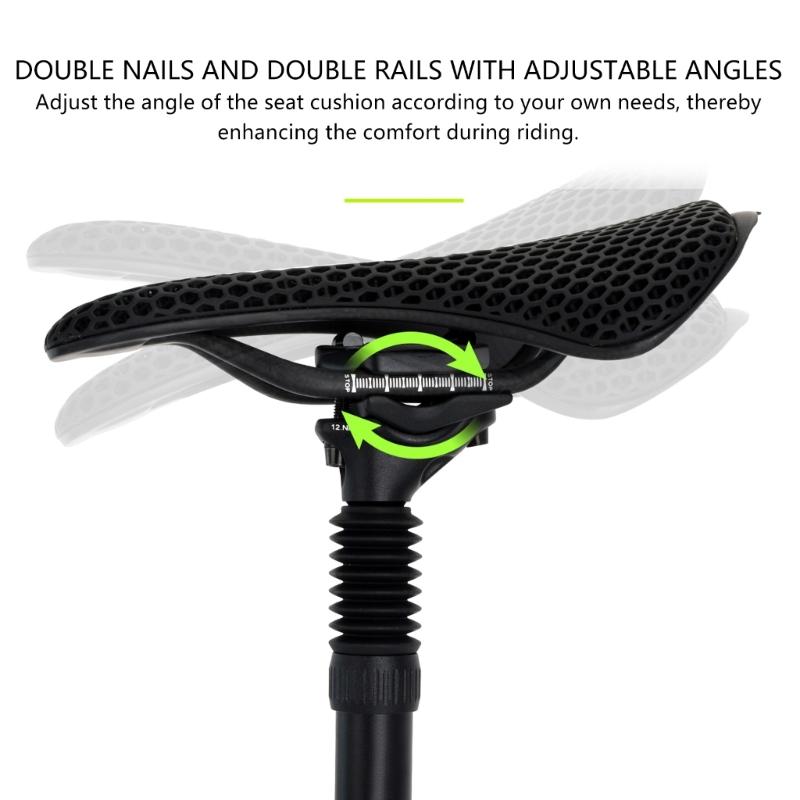 Mountain Bike Suspension Seat Post Shock Absorption Aluminum Alloy Seatpost Damping Seat Tube Cycling Accessories