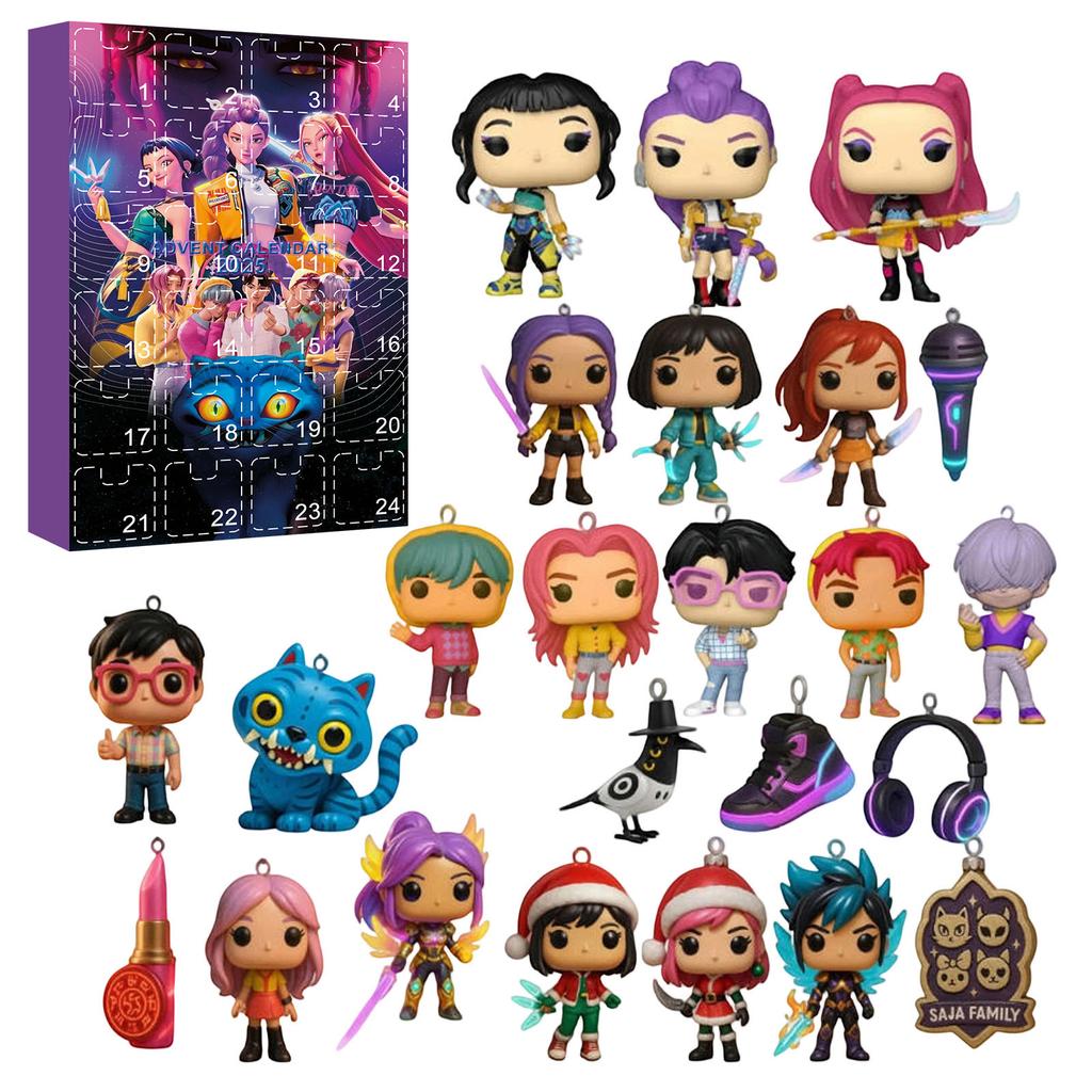 3D Doll Surprise Box, 24 Dolls Waiting For You To Unpack, Christmas Surprise Gift For Friends And Children