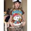 Y2K Neue Anime Mode Kurze Tops Sommer Niedliche T-Shirts Cartoon Bedruckt High Street Gothic Kurze Hottie T-Shirts