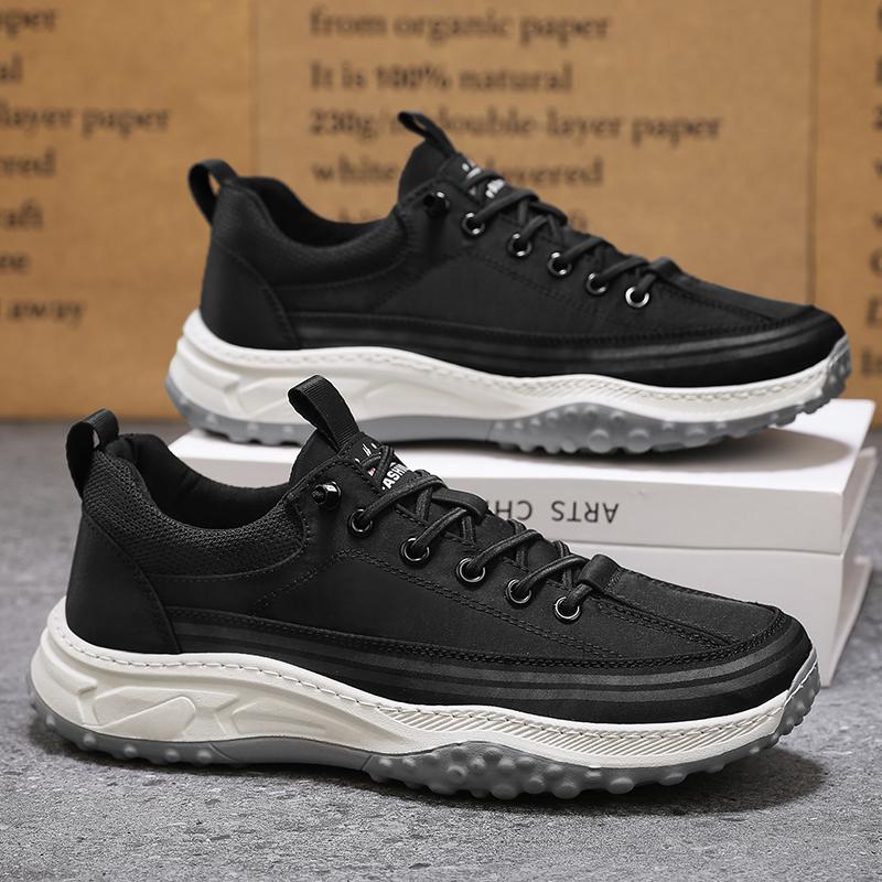 Vysoce kvalitní pánská kožená ležérní obuv outdoorová turistická obuv protiskluzová odolná proti opotřebení pánská turistická obuv prodyšná