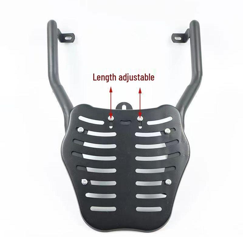 Universal Thickened Rear Cargo Rack for Electric Bikes & Scooters - 25-Inch Delivery Box Carrier