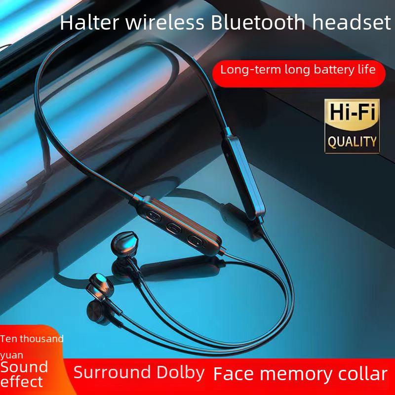 

Bluetooth-гарнитура с креплением на шее, длительным временем ожидания и активным шумоподавлением Bare Metal чёрный