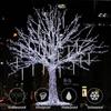 WATERGLIDE Meteor Shower Lights, 11" Outdoor Christmas Lights 10 Icicles 240 SMD LED Crystal Ice Falling Light, Connectable Raindrop Iciclelights,