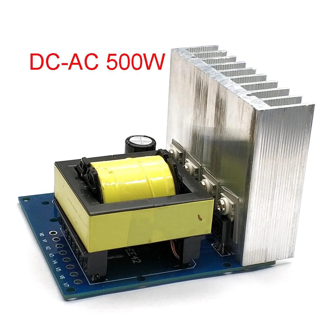 

DC 12V To AC 220V 380V 420V 500W 1000W Inverter Boost Step-up Board Transformer Power Car Converter Module High Frequency Module 500W