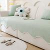 Summer Cool Doudou Sofa Mat Mat Mat Special-Shaped Non-Slip Sofa Cover  New Straight One-Piece Sofa Cushion