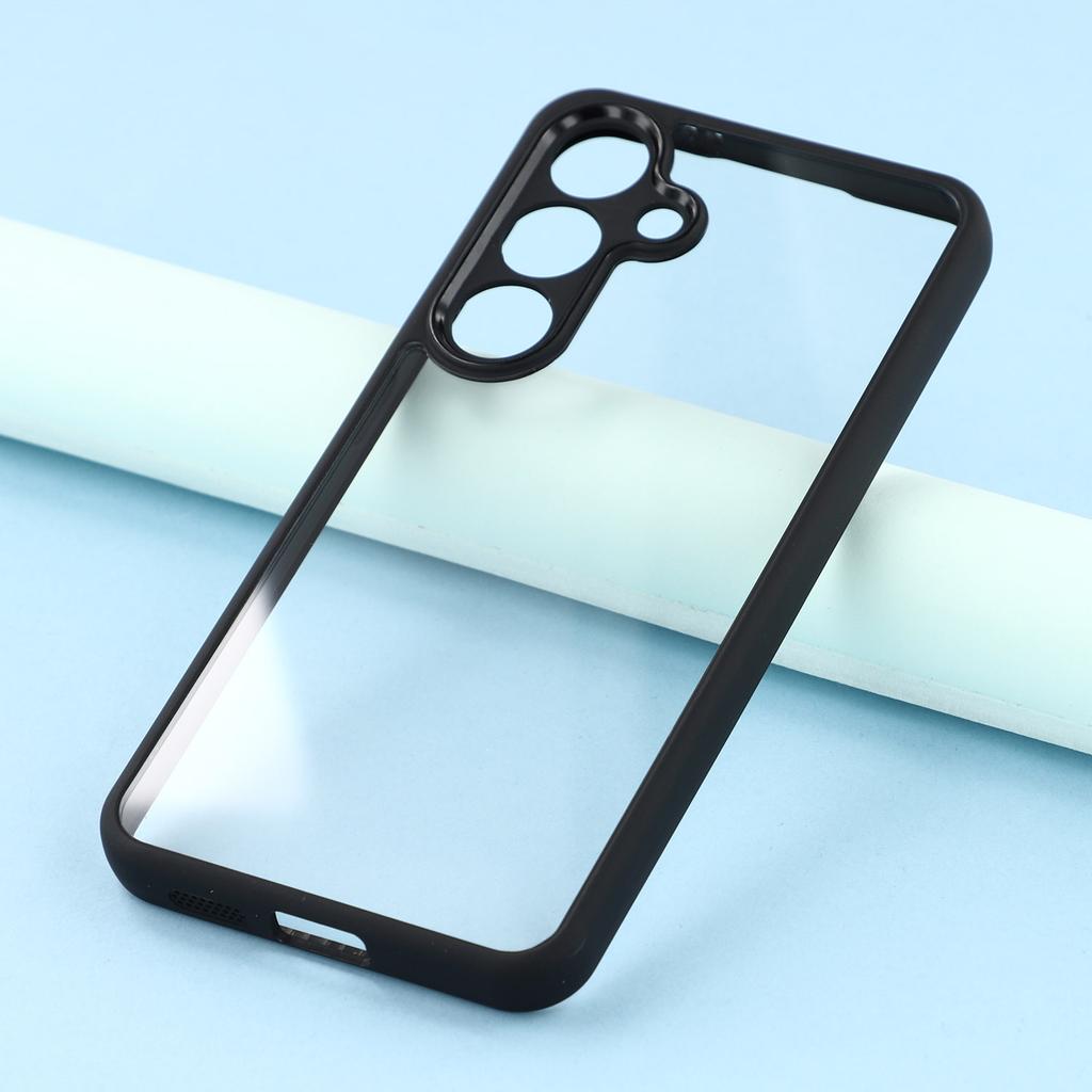For Samsung Galaxy S24 FE Phone Case TPU + Acrylic Clear Back Cover