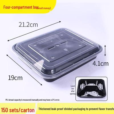 Di Rui En Disposable Divided Food Containers with Lids