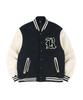 Raw Lab R Old School Heavy Varsity Jacke (Marine)