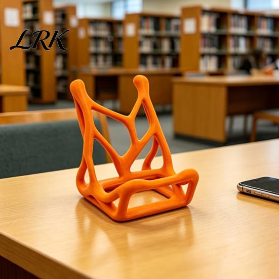 Living Room Phone Stand Mobile Holder, 3D-Printed Skeleton-Inspired Stand, Thin Lightweight Bionic Bone Design Decorative Ornament for Desk