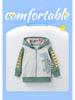 Autumn/Winter Boys' Embroidered Zipper Hoodie Jacket – European & American Style