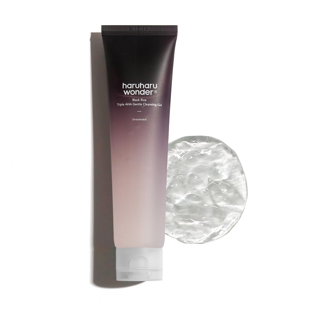 HARUHARU WONDER Delikatny żel do mycia twarzy Black Rice Triple AHA 100ml