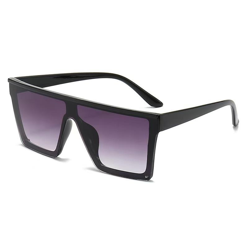 New Sunglasses One-piece Large-frame Sunglasses Women's Face Small Sunglasses
