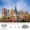 500pcs Notre-Dame Paris Jigsaw Puzzle Suitable for & Families - Rectangular Challenge with Iconic French Landmark, Portable Brain for Decor, Christmas