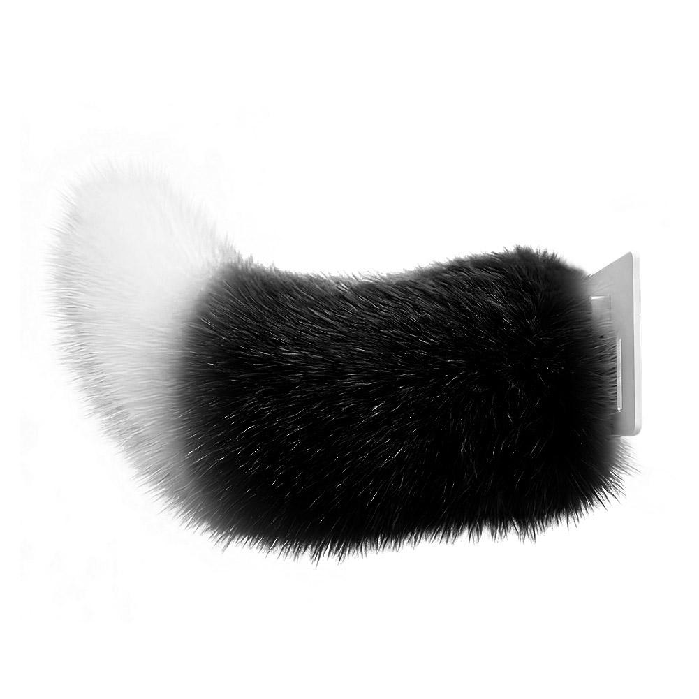 Furry Remote Control Tails Moving Shake Tail Plush Ornament Adjustable Swing For Scooter Tail Motorcycle Decorate Accessories