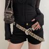 Blingbling Waist Belts for Jeans Pants Heavy Rhinestones Buckle Belt Bandsman
