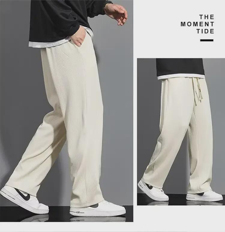 Men's Lightweight Quick-Dry Loose Fit Sports Pants for Spring and Autumn