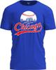 Baseball Shirt Fan Cityscape T-Shirt with Urban Skyline Graphic