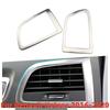 2pcs/set for Renault Koleos 2016-2020 2025 2025 Front Air Conditonnal Vent Cover Trim AC Outlet Panel Frame Interior ABS/Steel