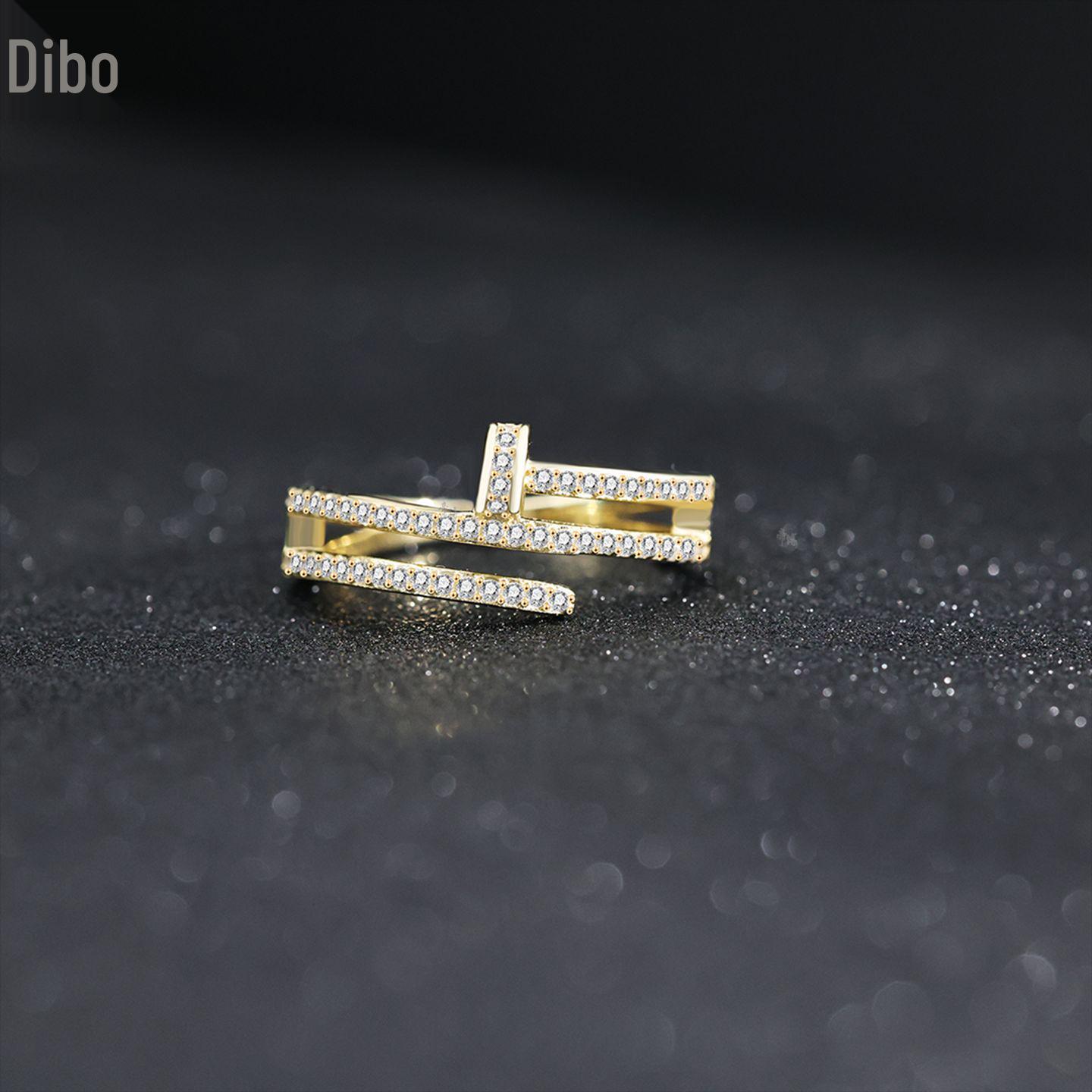 

Жіноча каблучка-цвяшок зі стерлінгового срібла S925 - Елегантний японський та корейський стиль, європейська та американська мода, гарячий транскордонний тренд. Size 8