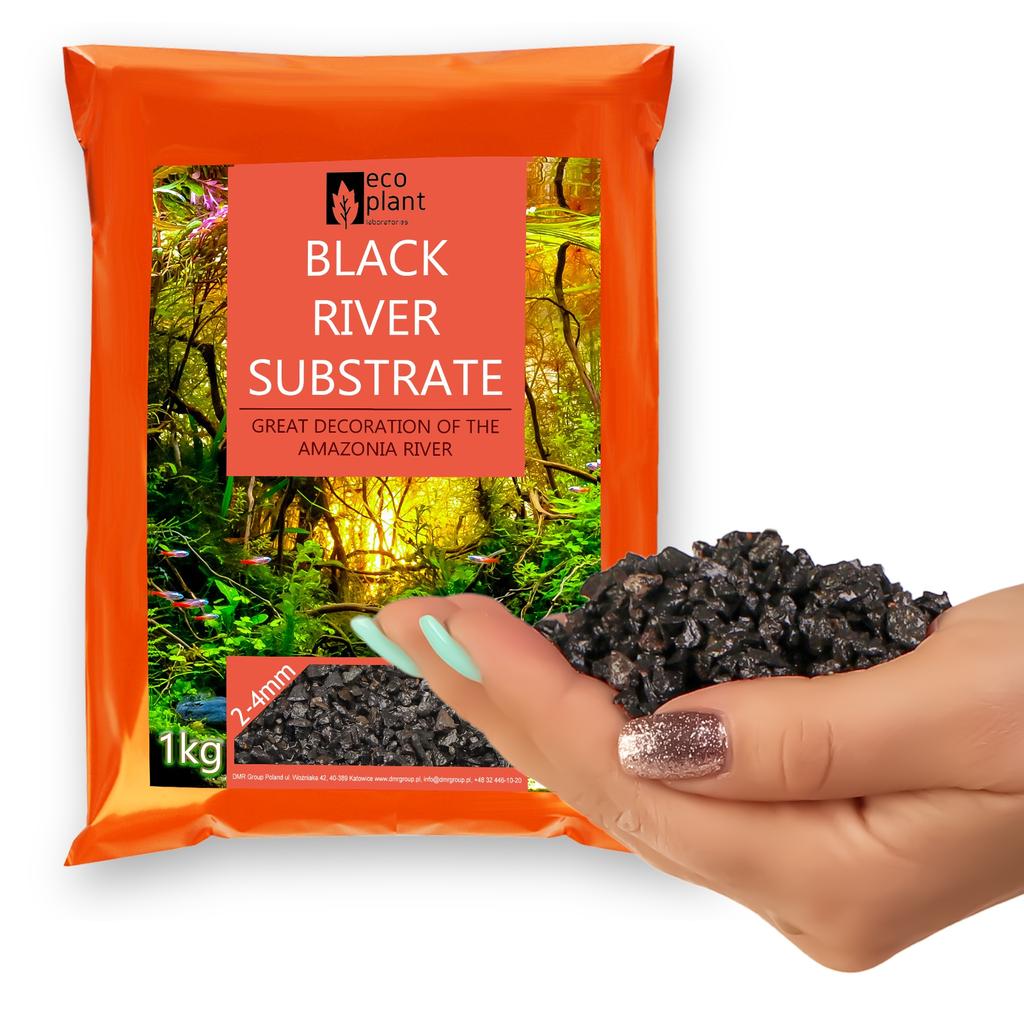 Eco Plant Black River 1Kg - Grit Black 2-5Mm