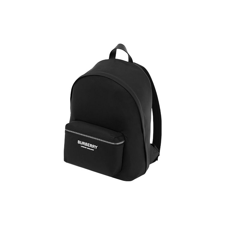 Burberry Nylon Backpack Black Lightweight Travel Rucksack School Bag with Multiple Pockets for Men Women Daily Commute 80634951
