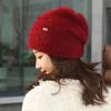 Women's Winter Wool Handmade Squirrel Fleece Braided Hat