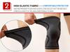 1 Pair Fitness Running Cycling Knee Support Braces Elastic Nylon Sport Compression Knee Pad Sleeve for Basketball Volleyball