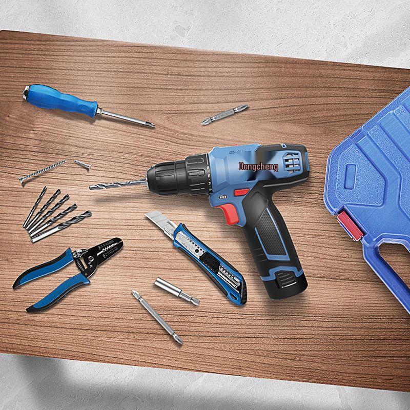 Dongcheng 12V Cordless Drill and Screwdriver Set CN Plug (adapter Included)